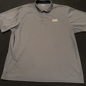 Vansport Performance Mens UCLA Grey Polo Shirt Mens Size 2XL